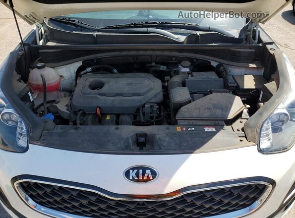 KNDPMCAC2M7944036 2021 KIA SPORTAGE White Vista del compartimento del motor