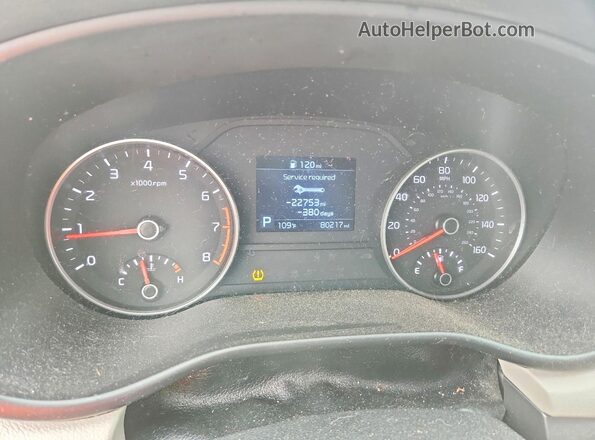 KNDPMCAC2N7999250 2022 KIA SPORTAGE Gray Вид щитка приладів