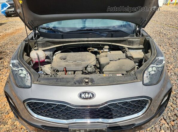 KNDPMCAC2N7999250 2022 KIA SPORTAGE Gray Вид підкапотного простору