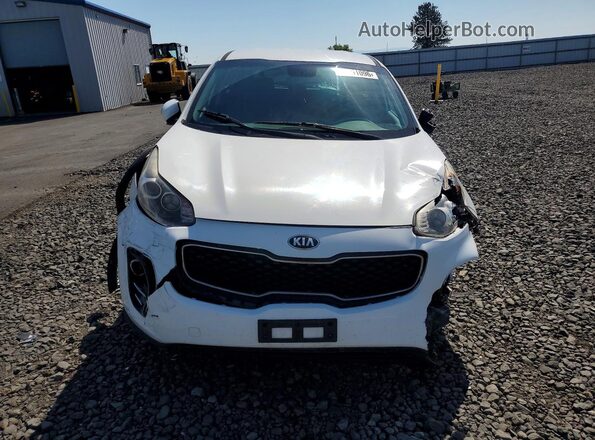 KNDPMCAC3H7121461 2017 KIA SPORTAGE Белый Вид спереди