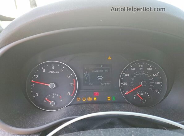 KNDPMCAC3H7121461 2017 KIA SPORTAGE Белый Вид щитка приборов
