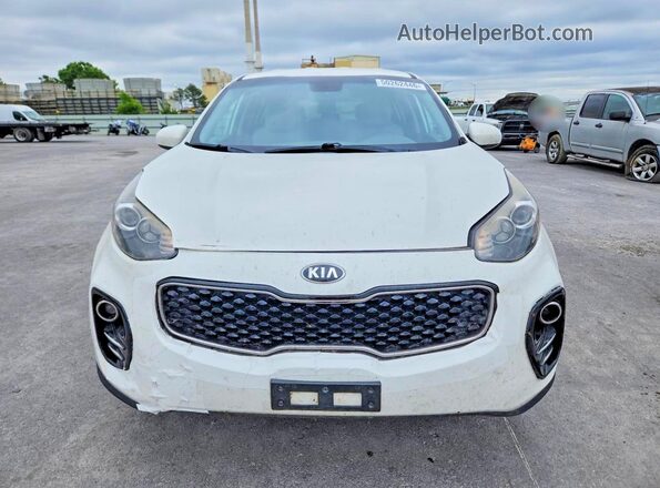 KNDPMCAC3H7178789 2017 KIA SPORTAGE White წინა ხედი