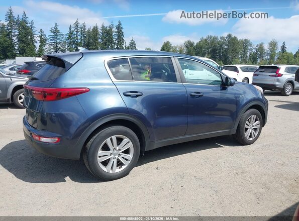 KNDPMCAC3H7202718 2017 KIA SPORTAGE Blue ხელსაწყოთა პანელის ხედი