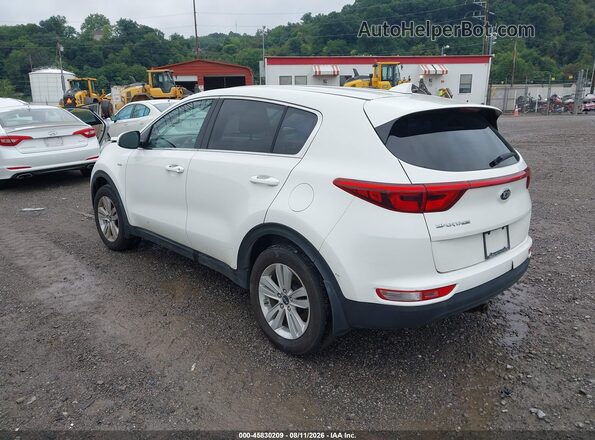 KNDPMCAC3J7350504 2018 KIA SPORTAGE White უკანა მარცხენა