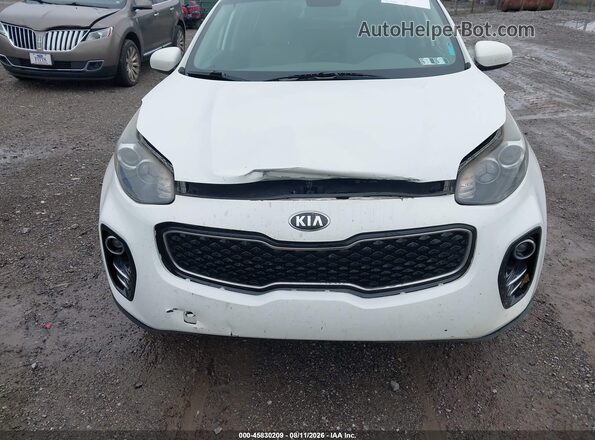 KNDPMCAC3J7350504 2018 KIA SPORTAGE White წინა ხედი