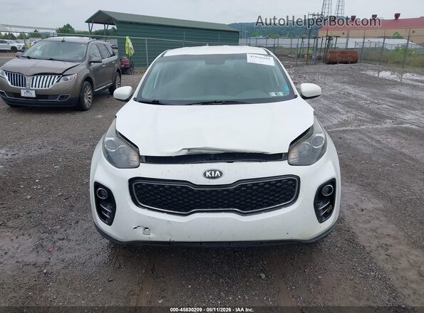 KNDPMCAC3J7350504 2018 KIA SPORTAGE White უკანა სალონის ხედი
