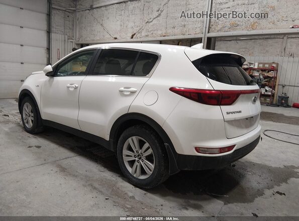 KNDPMCAC3J7473056 2018 KIA SPORTAGE White Trasero izquierdo