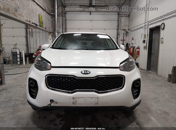 KNDPMCAC3J7473056 2018 KIA SPORTAGE White Vista del cuadro de instrumentos