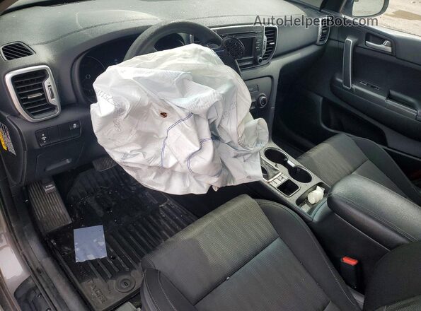 KNDPMCAC3K7529319 2019 KIA SPORTAGE Silver წინა პანელის ხედი