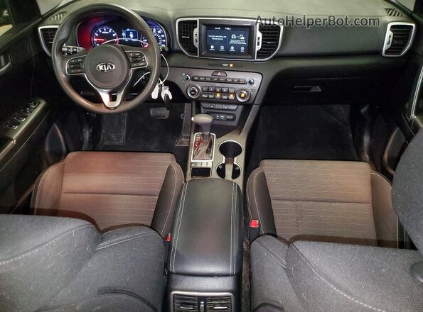 KNDPMCAC3K7530809 2019 KIA SPORTAGE Black Widok deski rozdzielczej