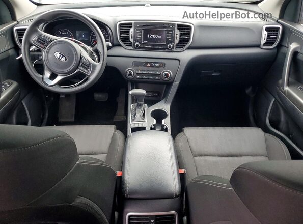 KNDPMCAC3K7575801 2019 KIA SPORTAGE Blue Вид панелі приладів