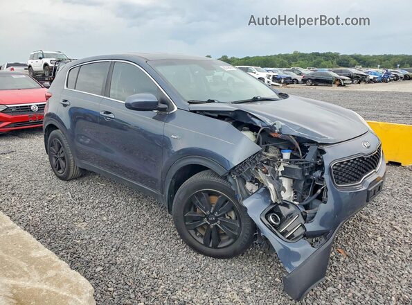 KNDPMCAC3K7575801 2019 KIA SPORTAGE Blue Передня права чверть