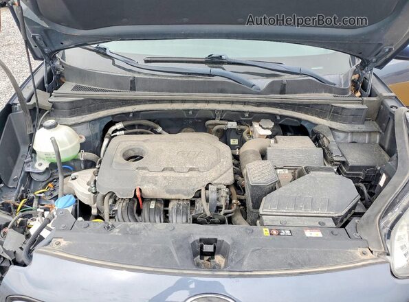 KNDPMCAC3K7575801 2019 KIA SPORTAGE Blue Вид підкапотного простору
