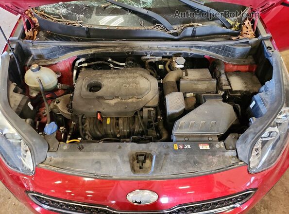 KNDPMCAC3K7625516 2019 KIA SPORTAGE Красный Вид подкапотного пространства