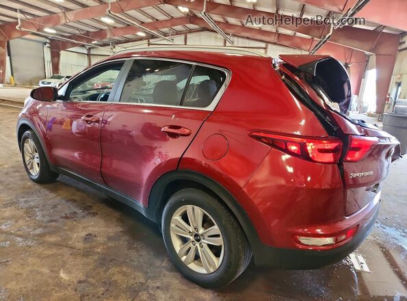 KNDPMCAC3K7625516 2019 KIA SPORTAGE Красный Задняя левая четверть