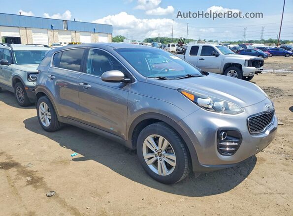 KNDPMCAC4H7064316 2017 KIA SPORTAGE Серый Передняя правая четверть