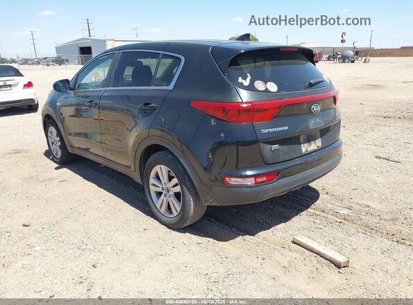 KNDPMCAC4H7219866 2017 KIA SPORTAGE Black Tył lewy