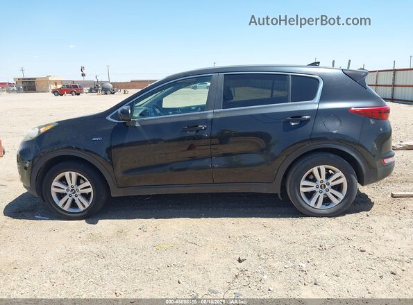 KNDPMCAC4H7219866 2017 KIA SPORTAGE Black Widok wnętrza 360 stopni