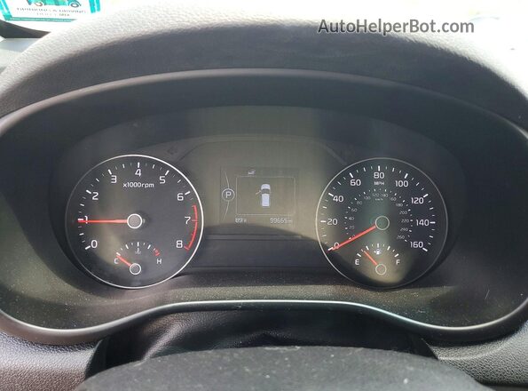 KNDPMCAC4H7232861 2017 KIA SPORTAGE Maroon Vista del cuadro de instrumentos