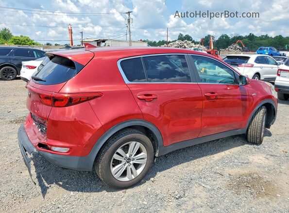 KNDPMCAC4H7232861 2017 KIA SPORTAGE Maroon Trasero derecho