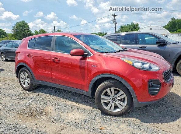 KNDPMCAC4H7232861 2017 KIA SPORTAGE Maroon Delantero derecho
