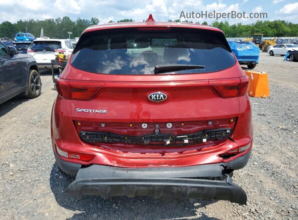 KNDPMCAC4H7232861 2017 KIA SPORTAGE Maroon Vista trasera