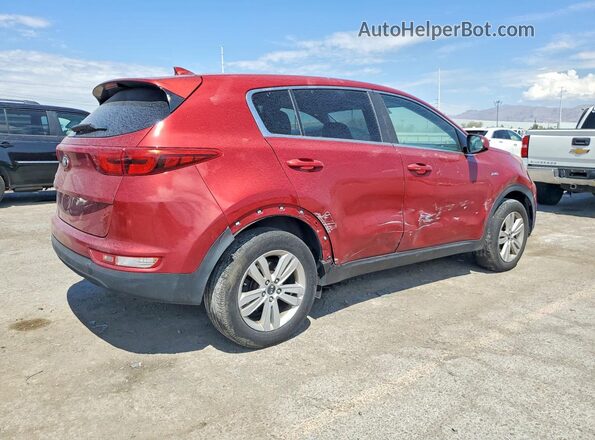 KNDPMCAC4H7257789 2017 KIA SPORTAGE Red Հետևի աջ