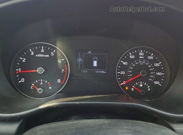 KNDPMCAC4H7257789 2017 KIA SPORTAGE Red Սարքավորումների վահանակի տեսք