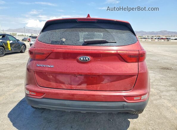 KNDPMCAC4H7257789 2017 KIA SPORTAGE Red Հետևի տեսք