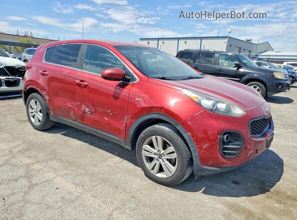 KNDPMCAC4H7257789 2017 KIA SPORTAGE Red Առջևի աջ