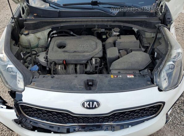 KNDPMCAC4K7529393 2019 KIA SPORTAGE White Engine compartment view