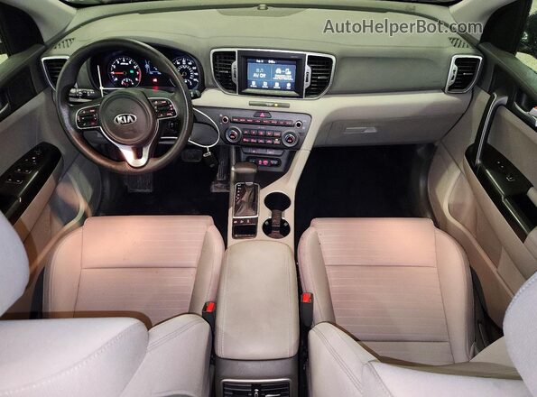 KNDPMCAC4K7574897 2019 KIA SPORTAGE Gray წინა პანელის ხედი