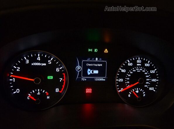 KNDPMCAC4K7574897 2019 KIA SPORTAGE Gray ხელსაწყოთა პანელის ხედი