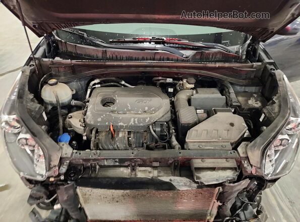 KNDPMCAC4K7574897 2019 KIA SPORTAGE Gray ძრავის განყოფილების ხედი