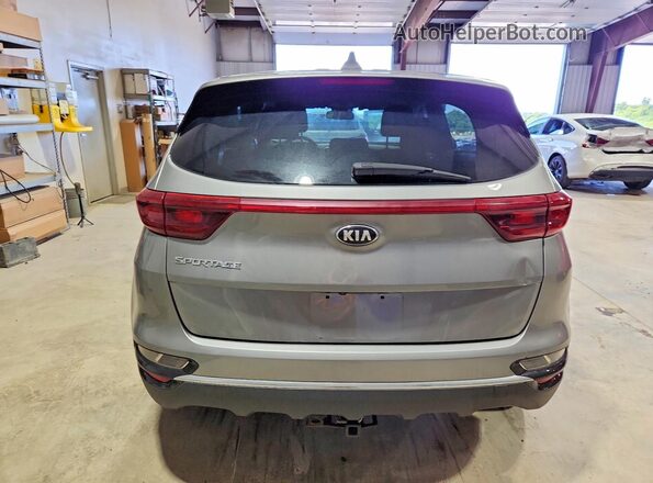 KNDPMCAC4M7852880 2021 KIA SPORTAGE Silver Вид ззаду