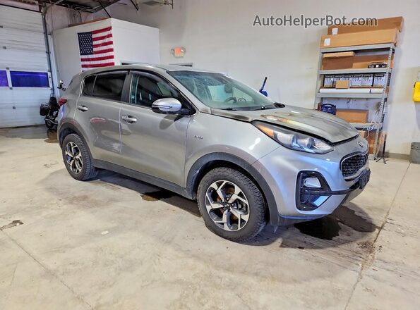 KNDPMCAC4M7852880 2021 KIA SPORTAGE Silver Передня права чверть