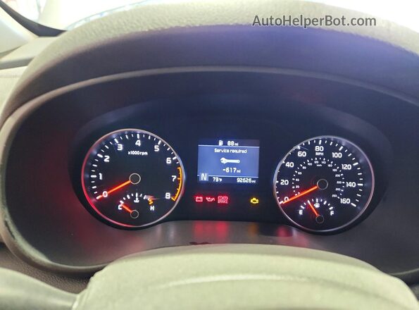 KNDPMCAC4M7852880 2021 KIA SPORTAGE Silver Вид щитка приладів