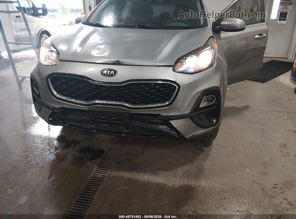 KNDPMCAC4M7943177 2021 KIA SPORTAGE Silver წინა ხედი