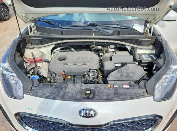 KNDPMCAC4N7005469 2022 KIA SPORTAGE White Engine compartment view