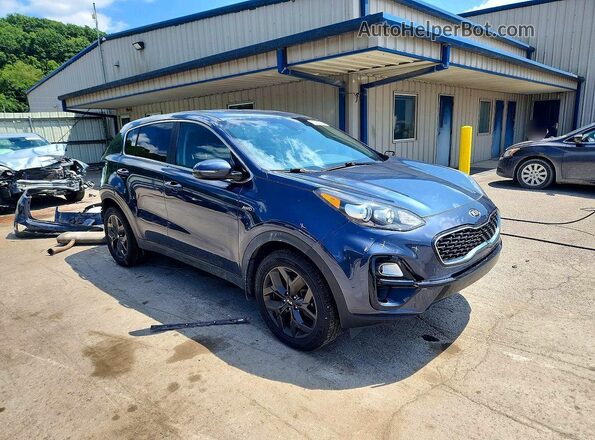 KNDPMCAC4N7027035 2022 KIA SPORTAGE Синий Передняя правая четверть