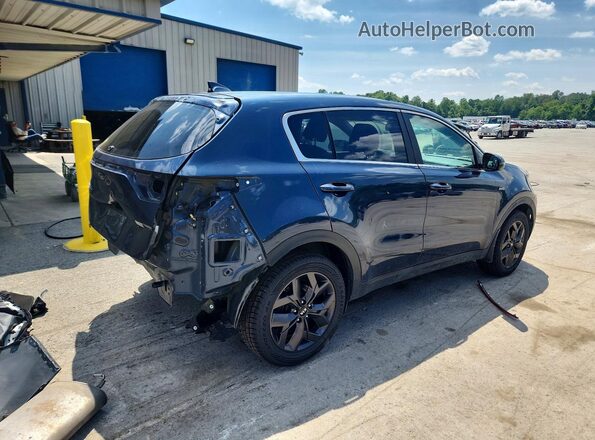 KNDPMCAC4N7027035 2022 KIA SPORTAGE Синий Задняя правая четверть