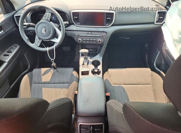 KNDPMCAC4N7993188 2022 KIA SPORTAGE Black წინა პანელის ხედი