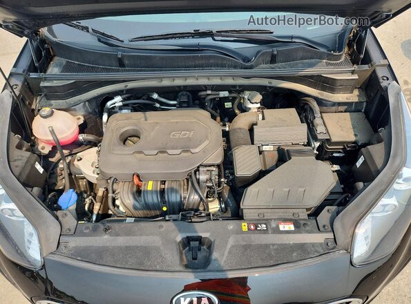 KNDPMCAC4N7993188 2022 KIA SPORTAGE Black ძრავის განყოფილების ხედი