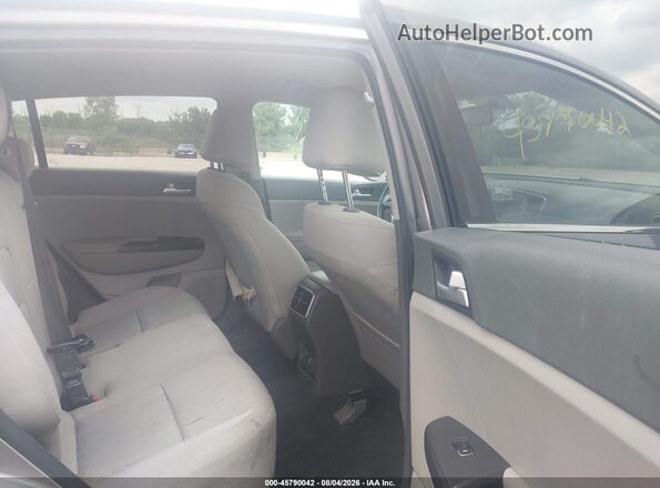 KNDPMCAC5H7126967 2017 KIA SPORTAGE Gray VIN կոդի պիտակի տեսք