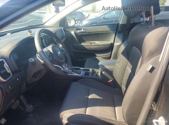KNDPMCAC5H7136611 2017 KIA SPORTAGE Black Widok wnętrza z przodu