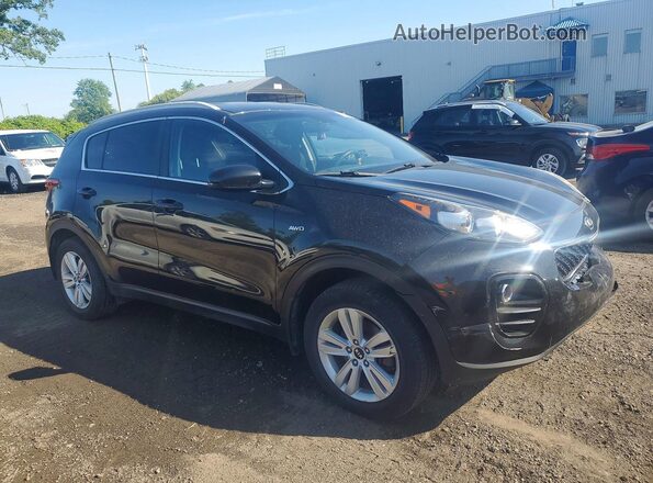 KNDPMCAC5H7136611 2017 KIA SPORTAGE Black Przód prawy