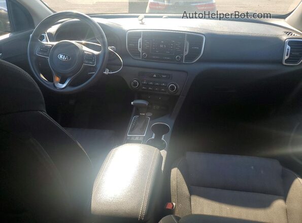 KNDPMCAC5H7136611 2017 KIA SPORTAGE Black Widok deski rozdzielczej