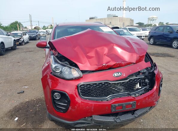 KNDPMCAC5H7169382 2017 KIA SPORTAGE Red Widok z przodu