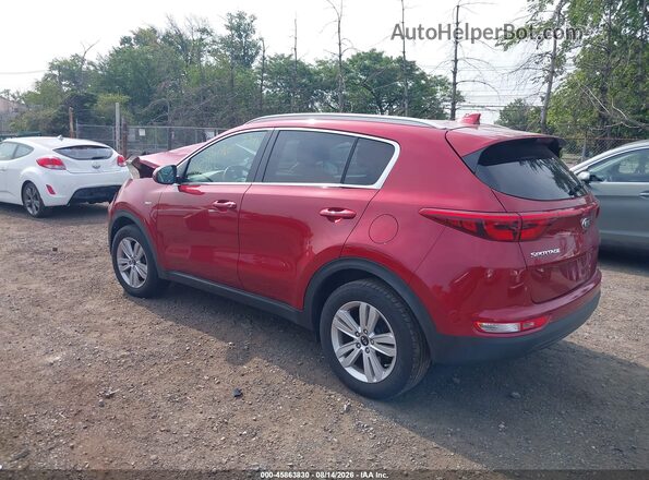 KNDPMCAC5H7169382 2017 KIA SPORTAGE Red Tył lewy