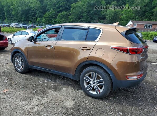 KNDPMCAC5H7186635 2017 KIA SPORTAGE Brown Tył lewy